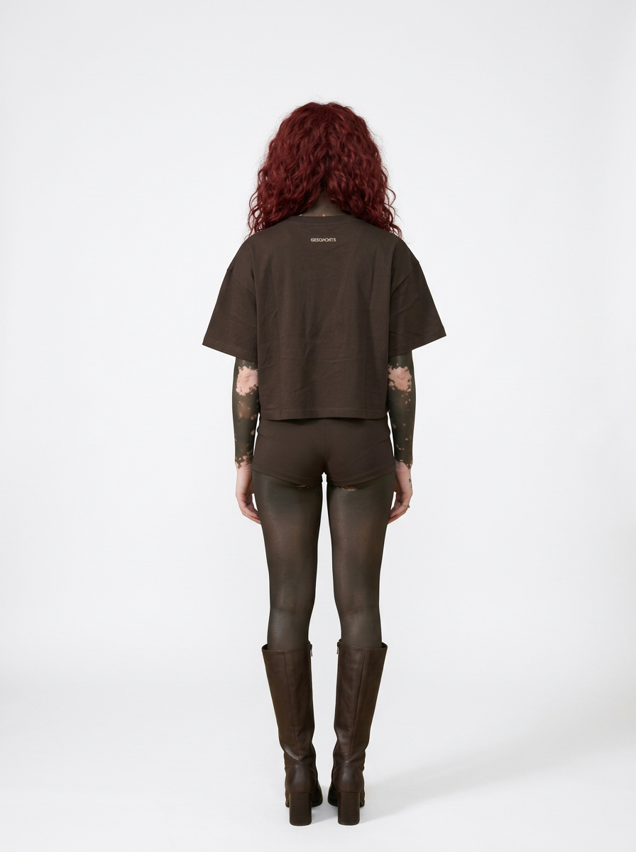 THE BOXY TEE "TILL DE*TH WE CHOOSE ART"